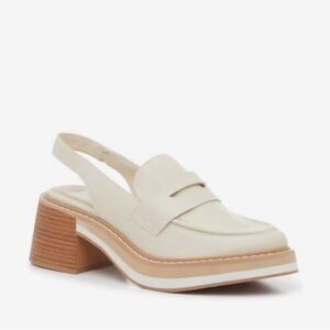 Dolce Vita Hattie loafer in Ivory. size 7